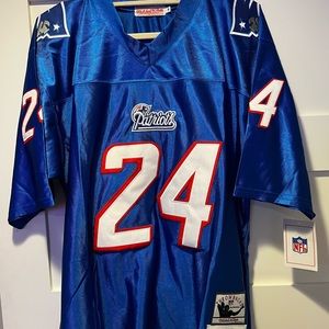 Ty Law New England Patriots 1990s Home Blue Jersey